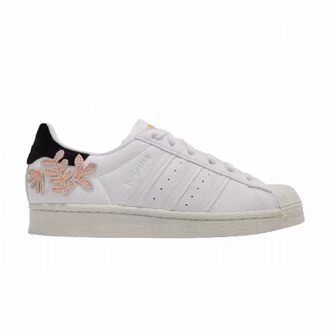 Adidas Wmns Superstar 'Floral Patches - White Flash Orange'