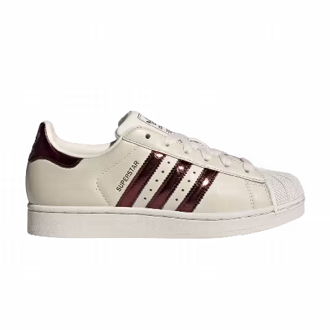 adidas Wmns Superstar II 'Off White Maroon Gold Metallic'