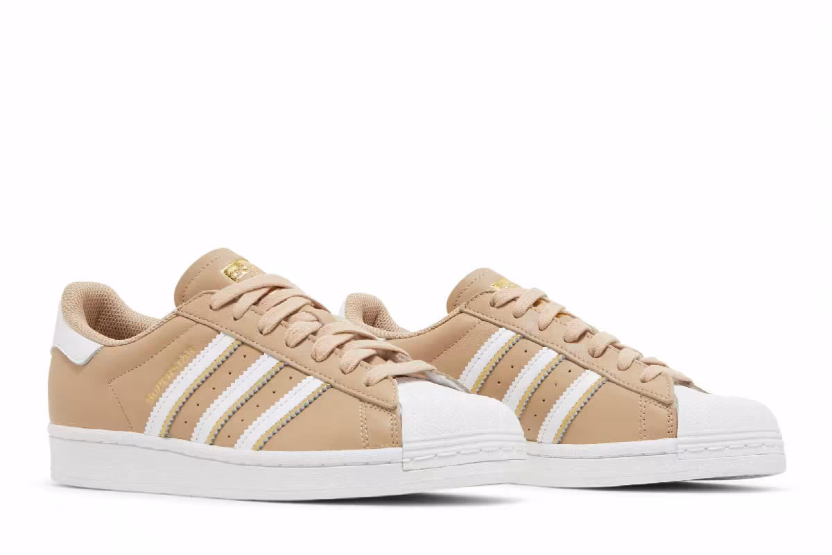 Adidas Women's Superstar Pale Nude, view 9