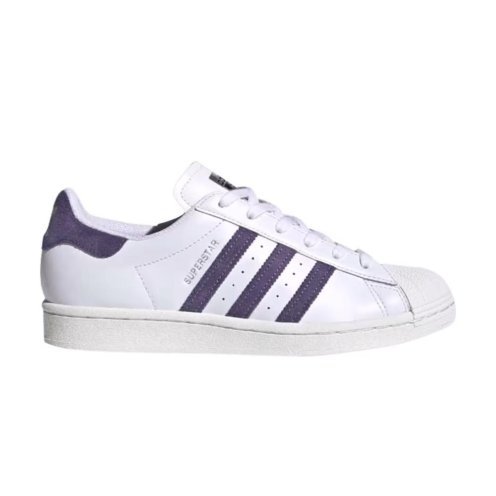 Adidas Superstar White Tech Purple