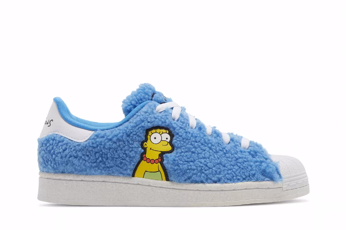 The Simpsons x adidas Superstar Big Kid Marge Simpson, view 2