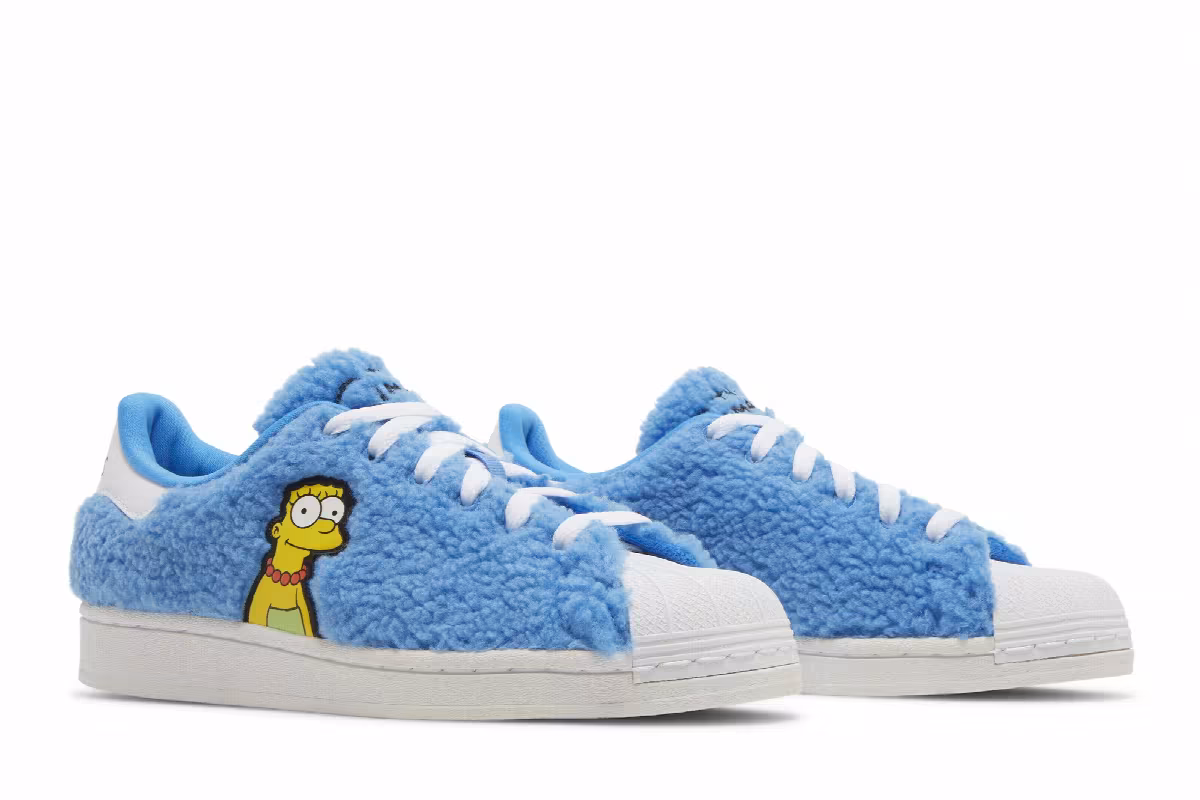 The Simpsons x adidas Superstar Big Kid Marge Simpson, view 9