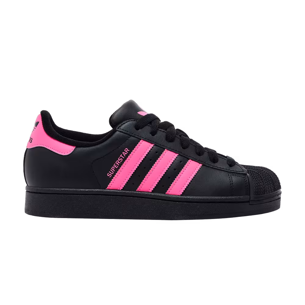 adidas Superstar 2 J Core Black Lucid Pink