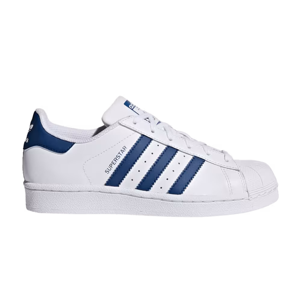 Adidas Superstar J White Legend Marine