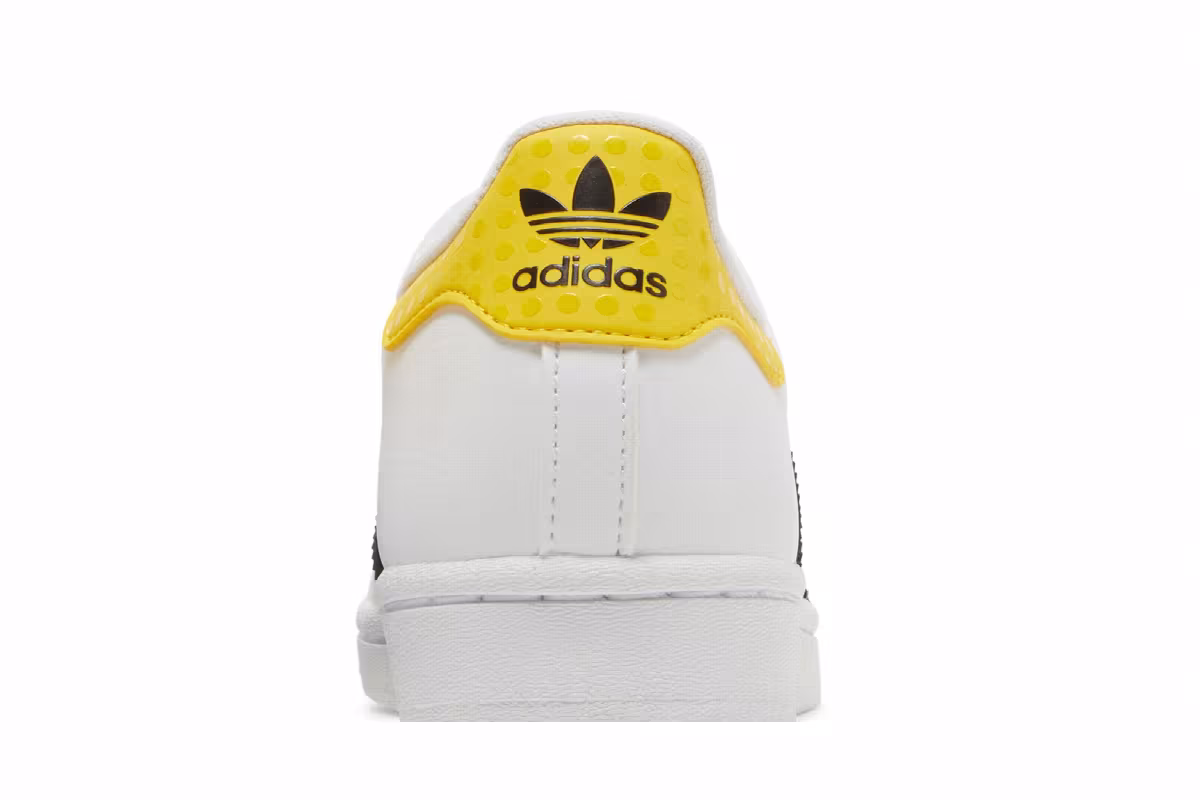 LEGO x adidas Superstar J White Eqt Yellow, view 8