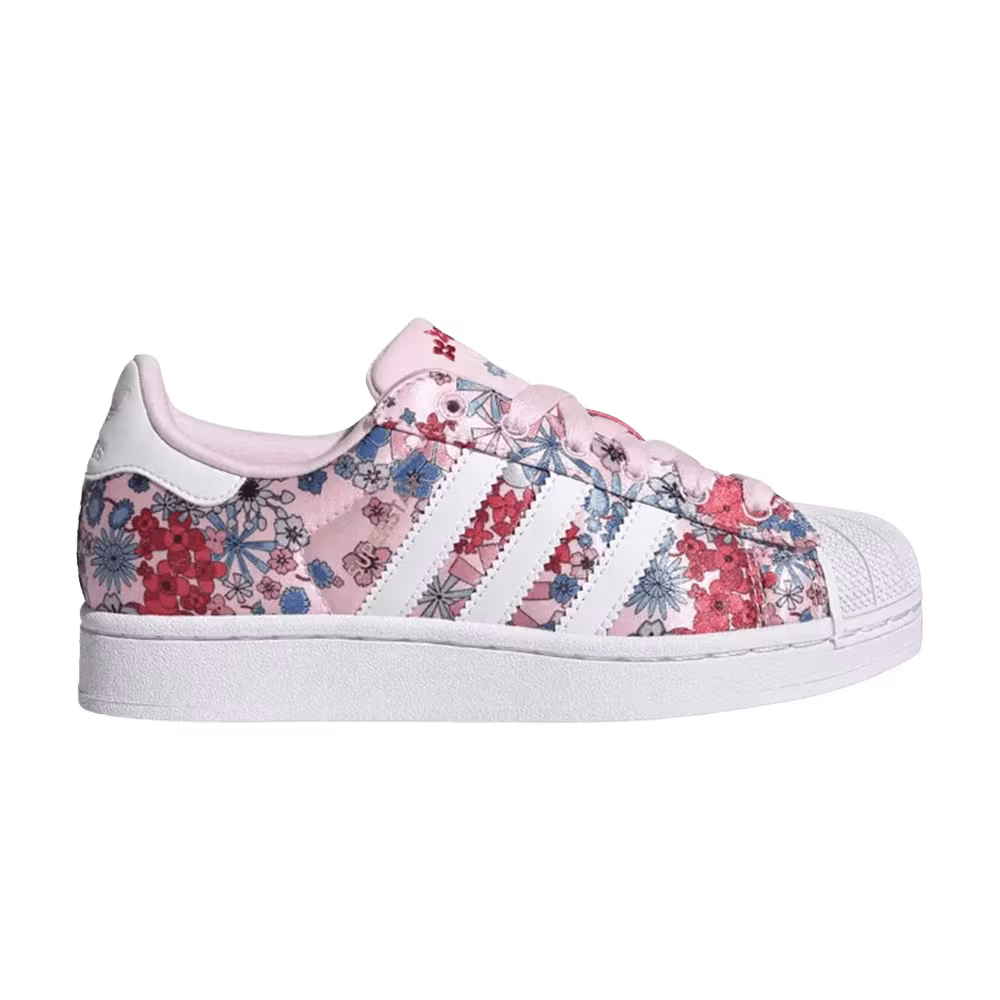 Liberty London x adidas Superstar OG J Clear Pink Floral