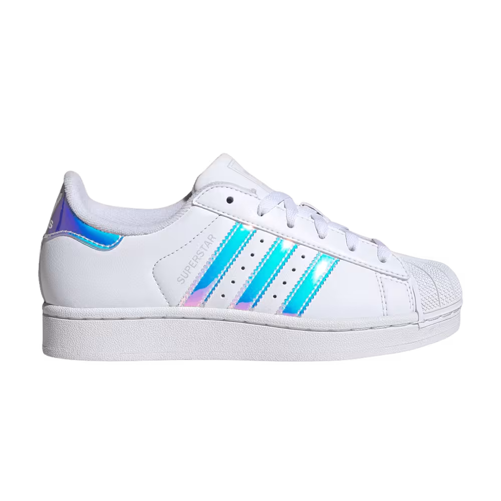 adidas Superstar 2 J Cloud White Supplier Colour Halo Blue