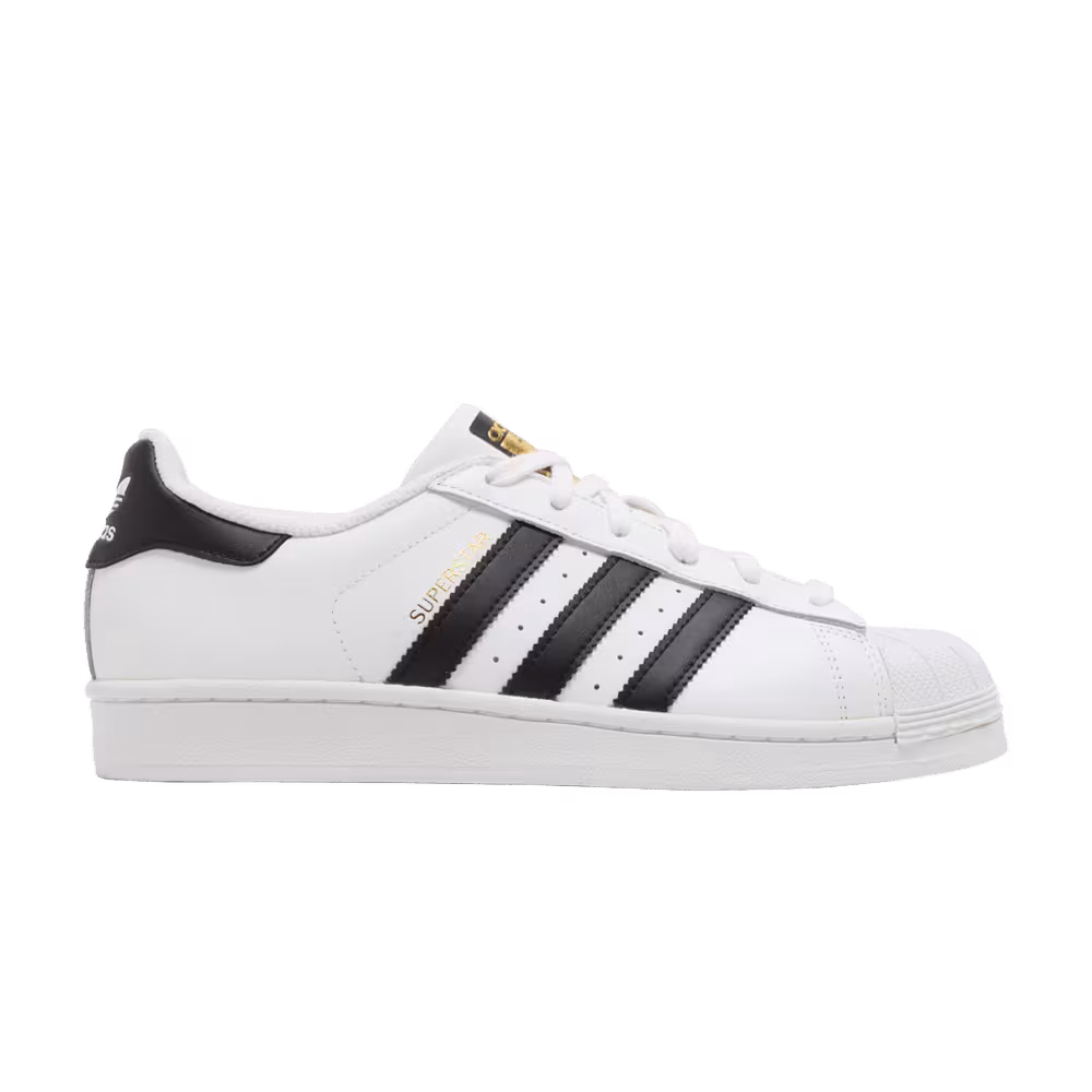 adidas Superstar J White Core Black