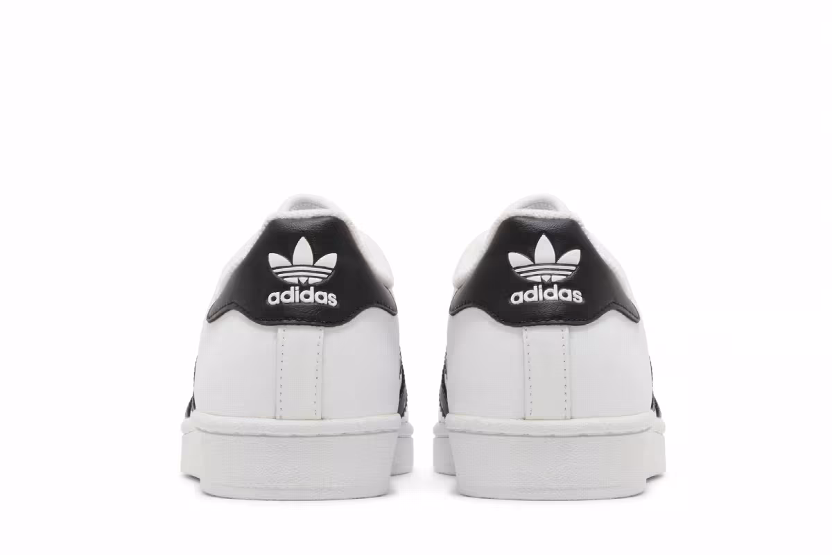 adidas Superstar J White Core Black, view 7