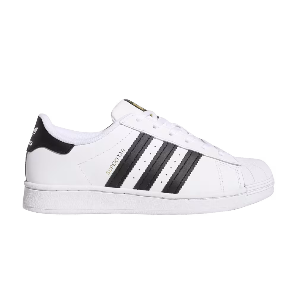 adidas Superstar J White Black