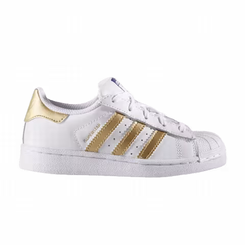 Adidas Superstar C 'White Gold Metallic'