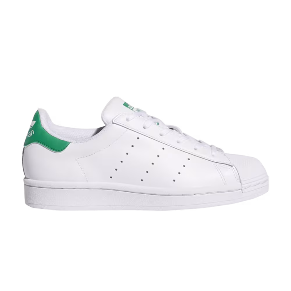 Adidas Superstar Stan Smith J Cloud White Green