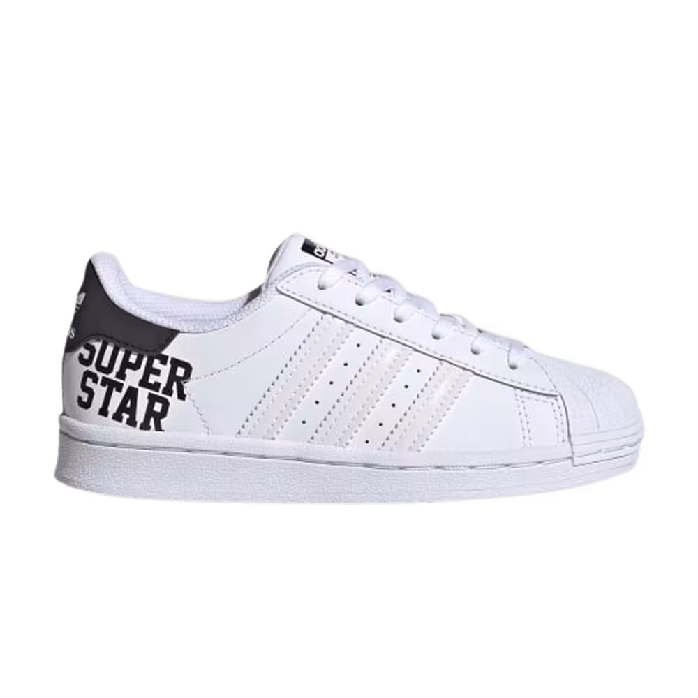 Adidas Superstar J White Black