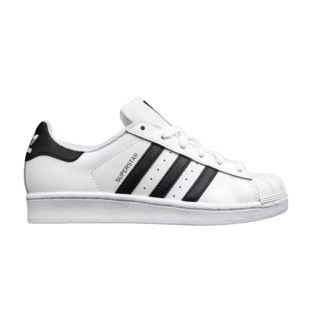 Adidas Superstar J White Black