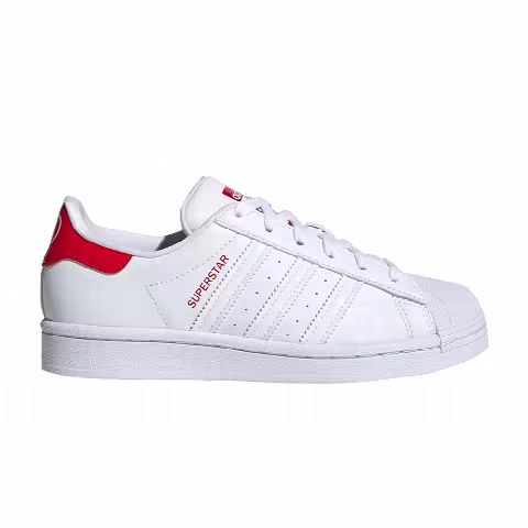 Adidas Superstar J 'White Scarlet'