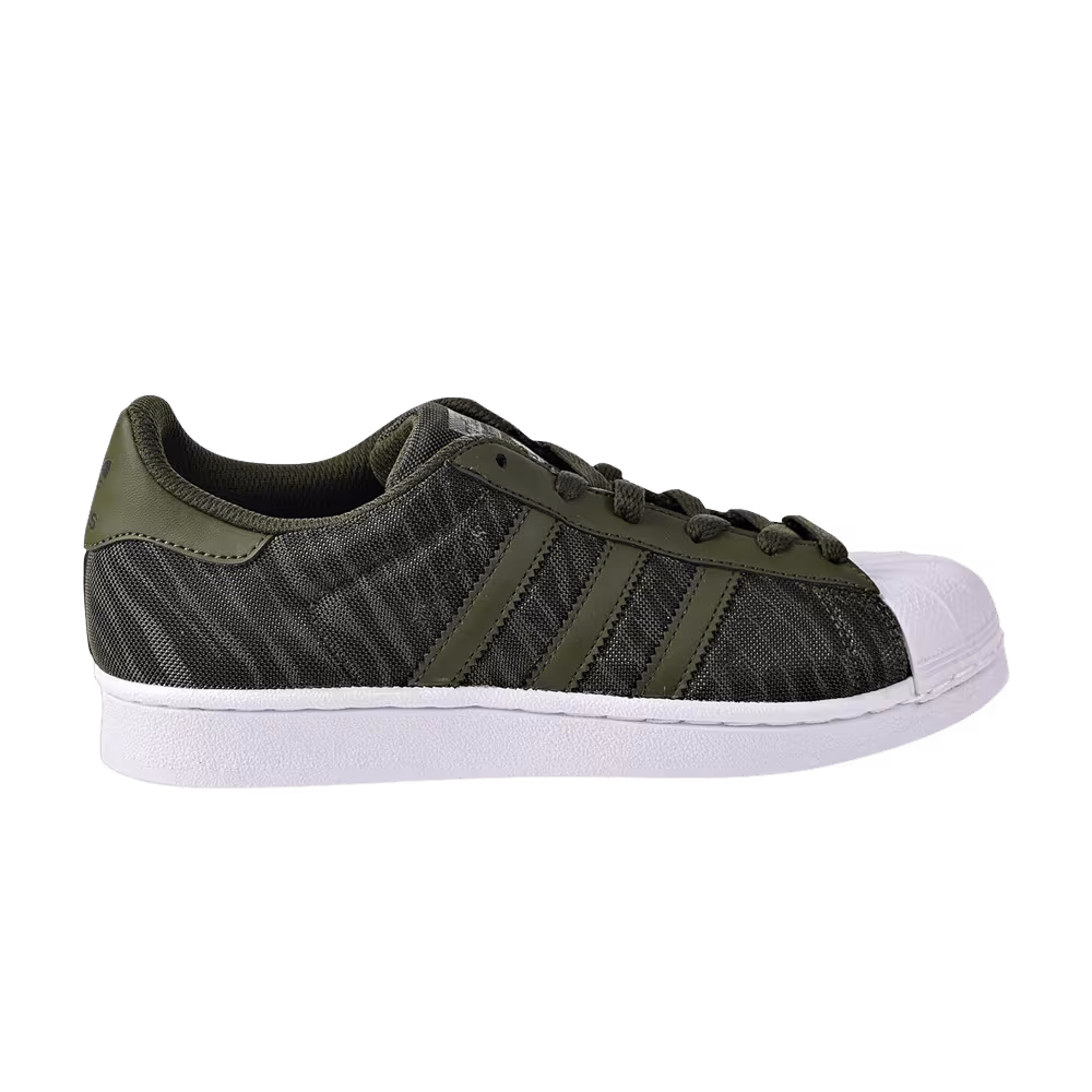 Adidas Superstar Glitter Mesh J Night Cargo