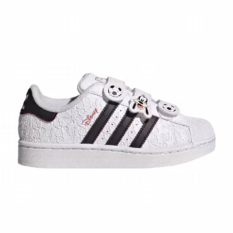 Disney x adidas Superstar II Little Kid 'Cloud White Core Black Red'