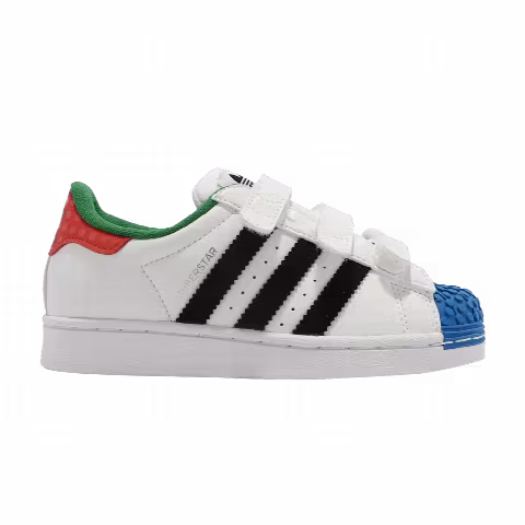 LEGO x adidas Superstar CF J 'White Red Blue'
