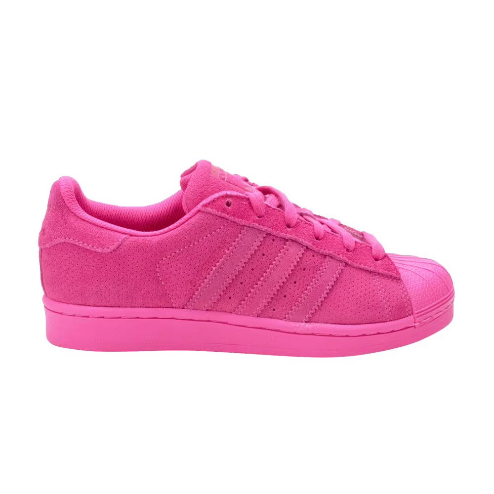 Adidas Superstar Suede J Mono Pink