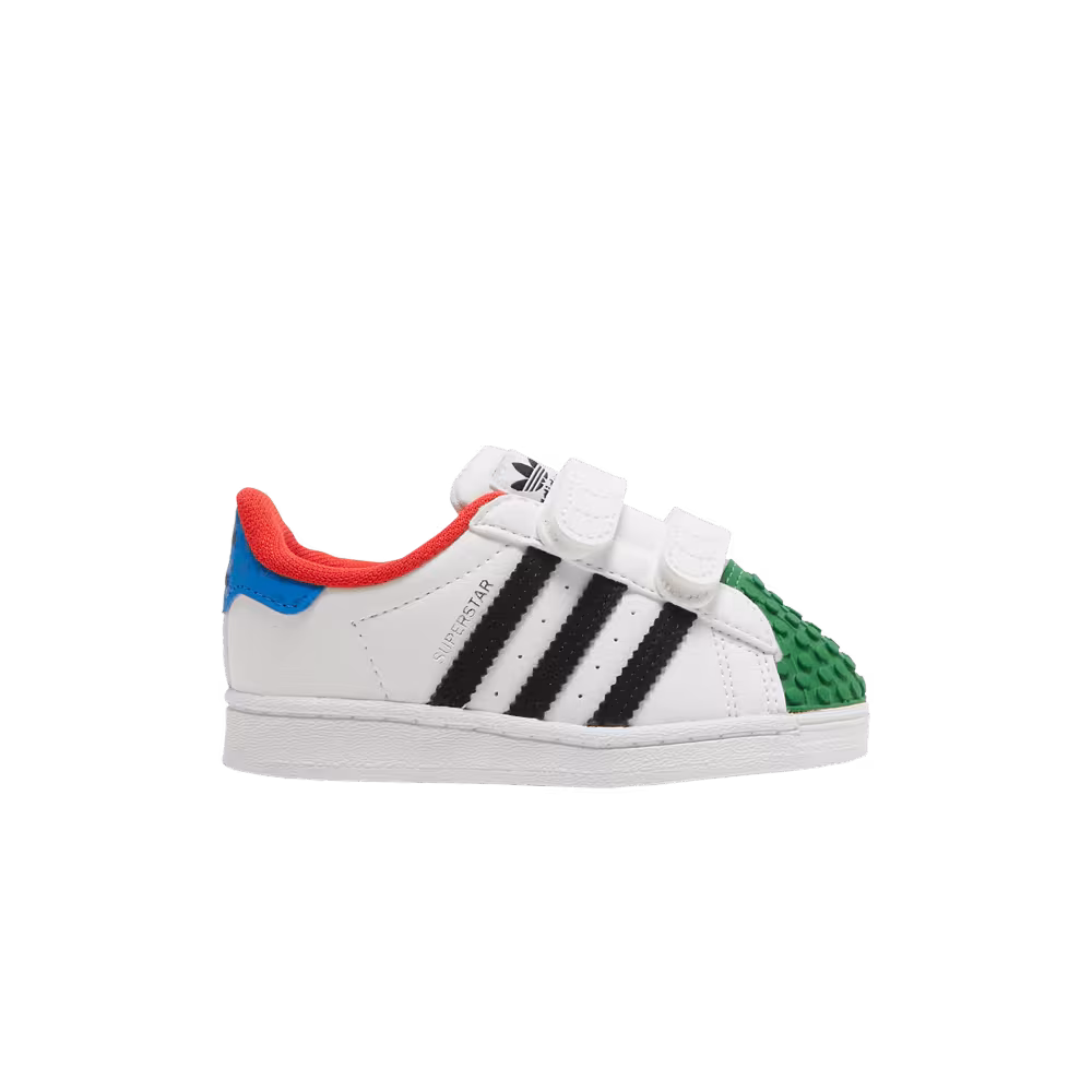 LEGO x adidas Superstar CF I White Yellow Green