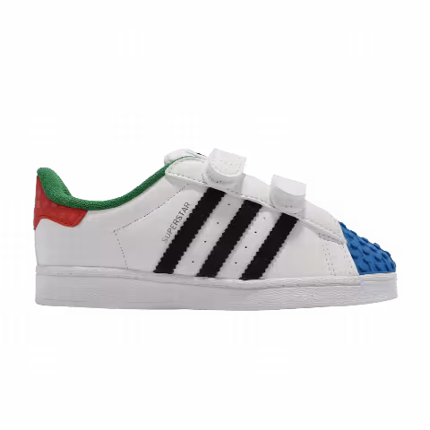LEGO x adidas Superstar CF I 'White Red Blue'