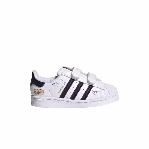 Adidas Superstar Infant 'Girls Rule - White'