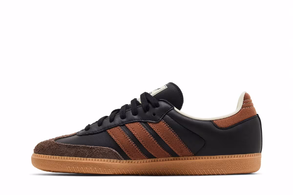 adidas Samba OG Black Preloved Brown, view 4