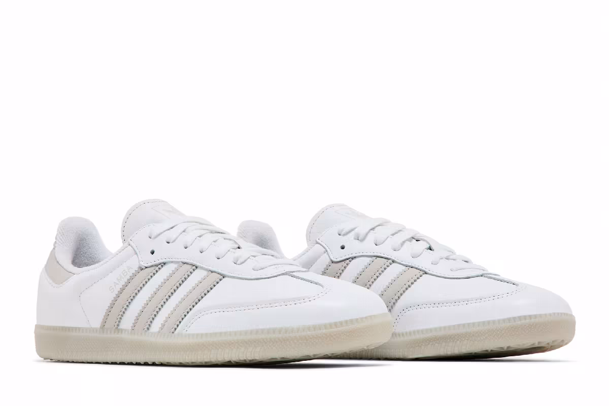 adidas Samba OG White Grey, view 9