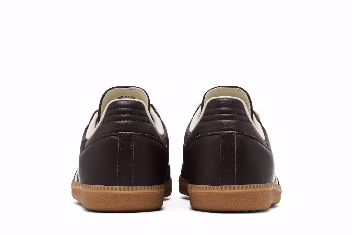 adidas Samba OG Dark Brown Off White Gum, view 7