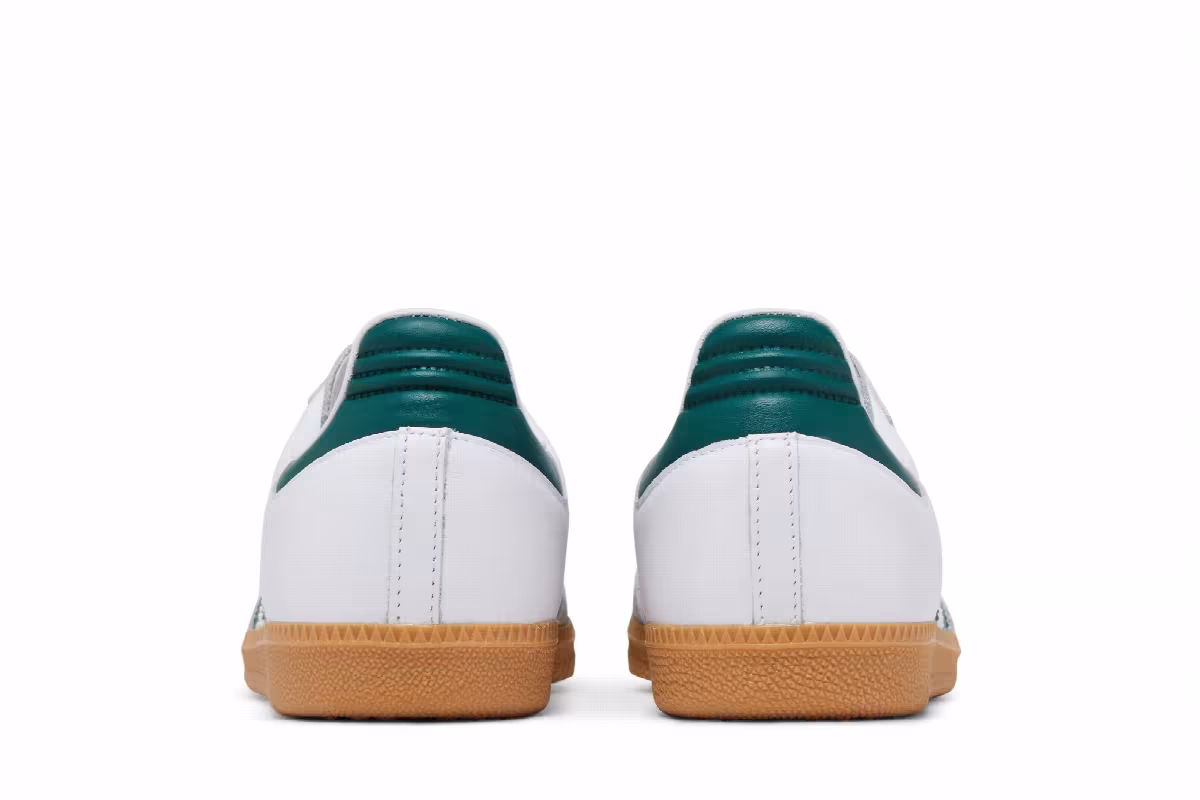 adidas Samba OG White Collegiate Green Gum, view 7
