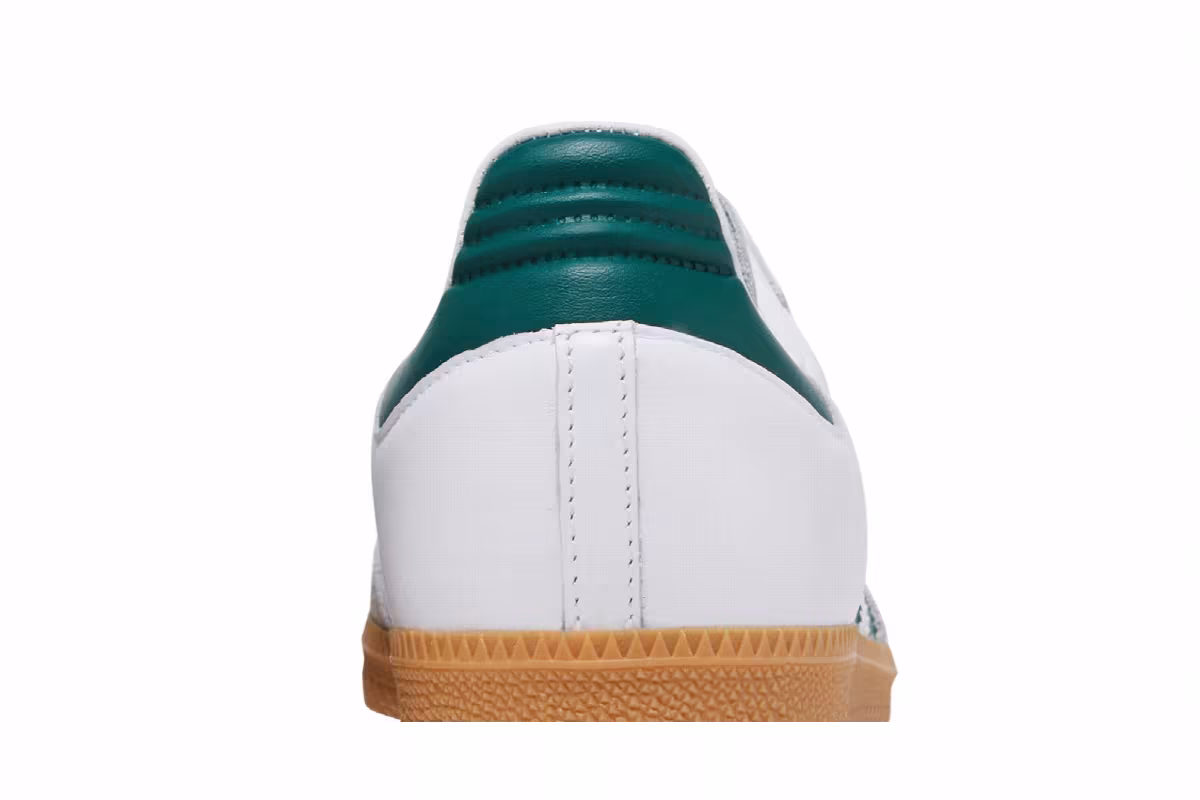 adidas Samba OG White Collegiate Green Gum, view 8