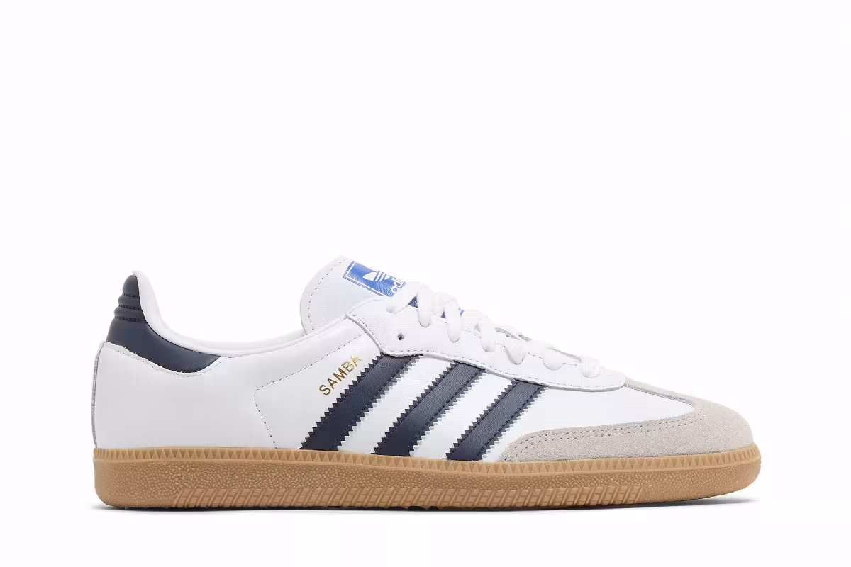 adidas Samba OG White Night Indigo Gum, view 2