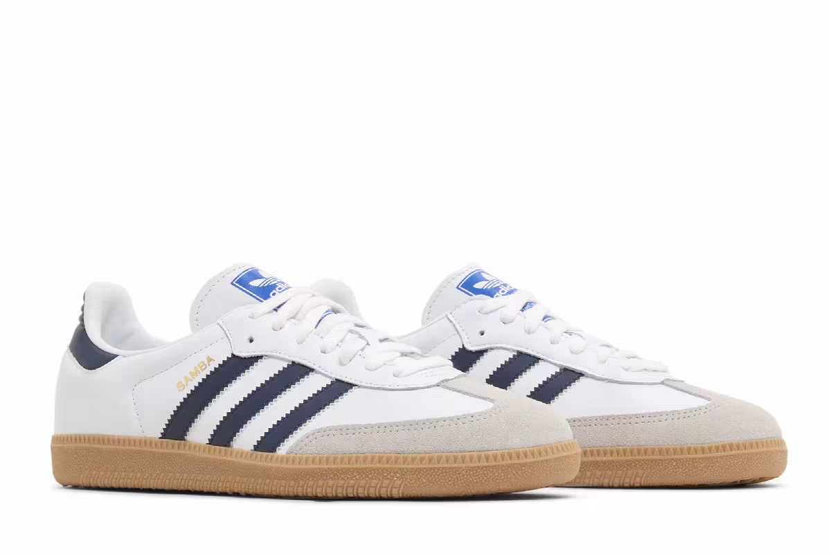 adidas Samba OG White Night Indigo Gum, view 9
