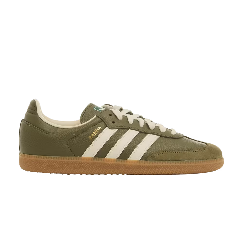 adidas Samba OG Medium Raw Khaki Gum