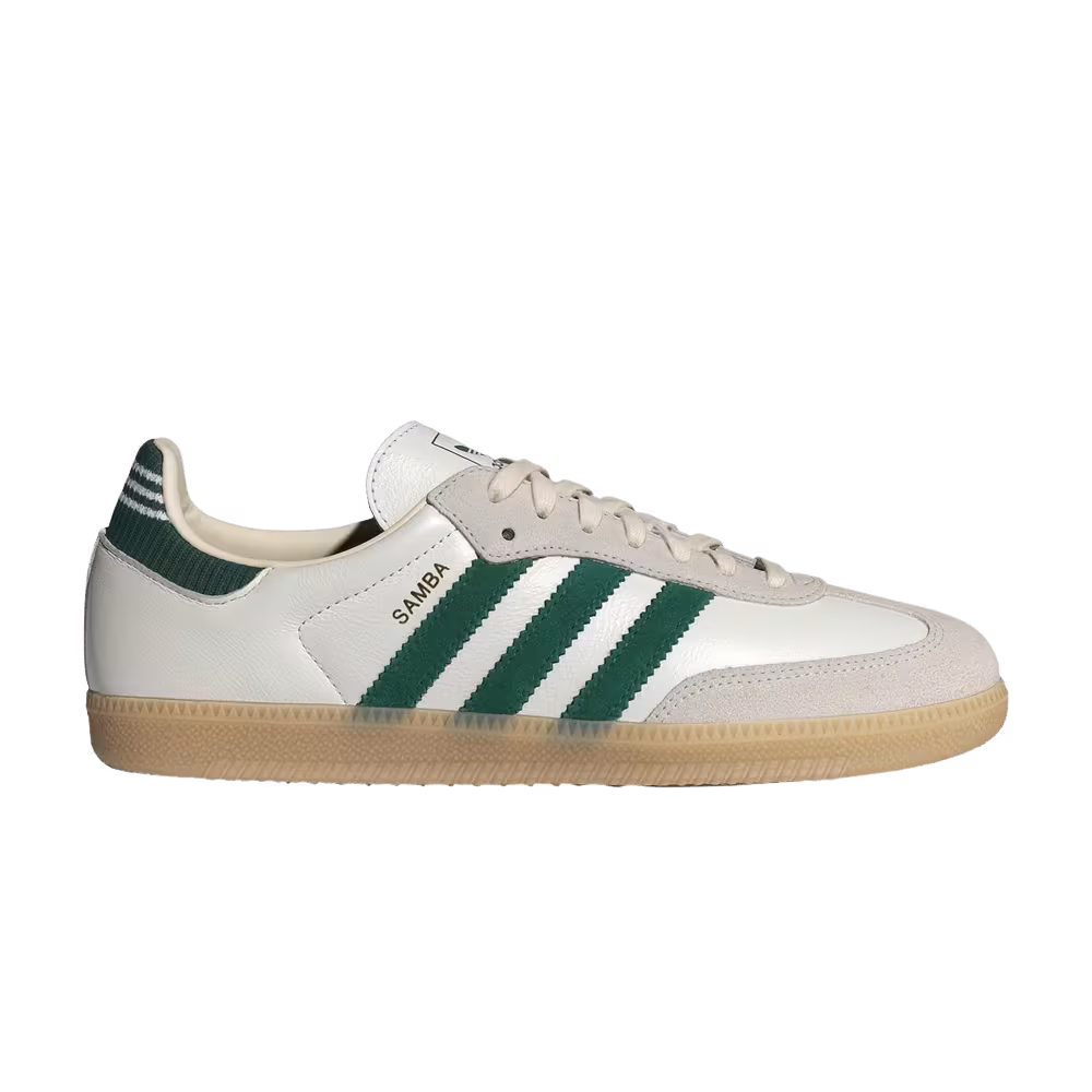 adidas Samba OG Cloud White Collegiate Green Gum