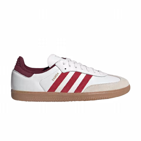 adidas Samba OG 'White Scarlet Shadow Red'
