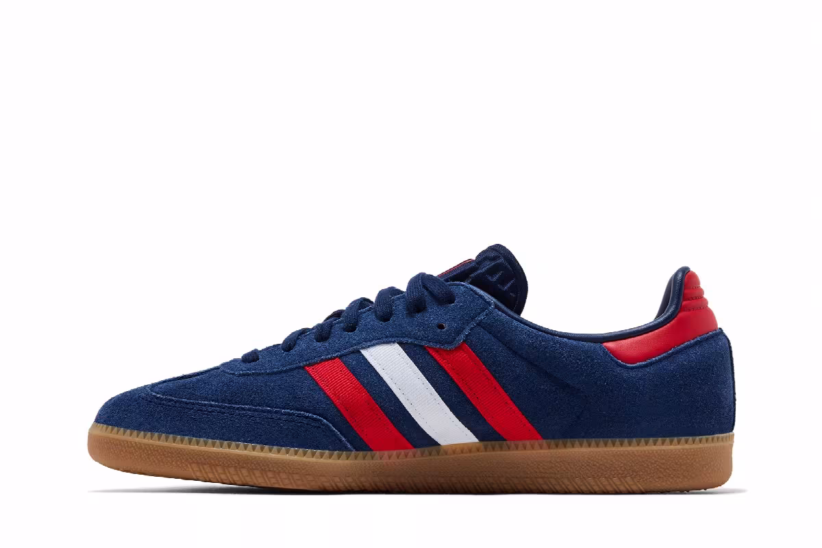 adidas Samba OG Night Indigo Better Scarlet Cloud White, view 4