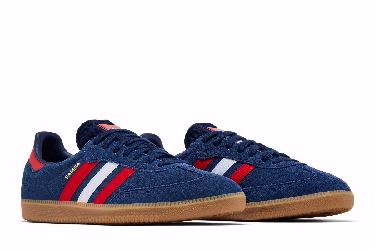 adidas Samba OG Night Indigo Better Scarlet Cloud White, view 9