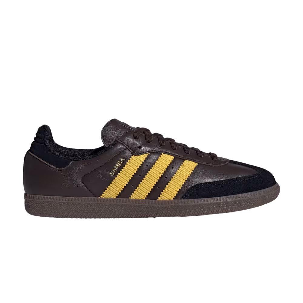 adidas Samba OG Aurora Coffee Yellow Gum