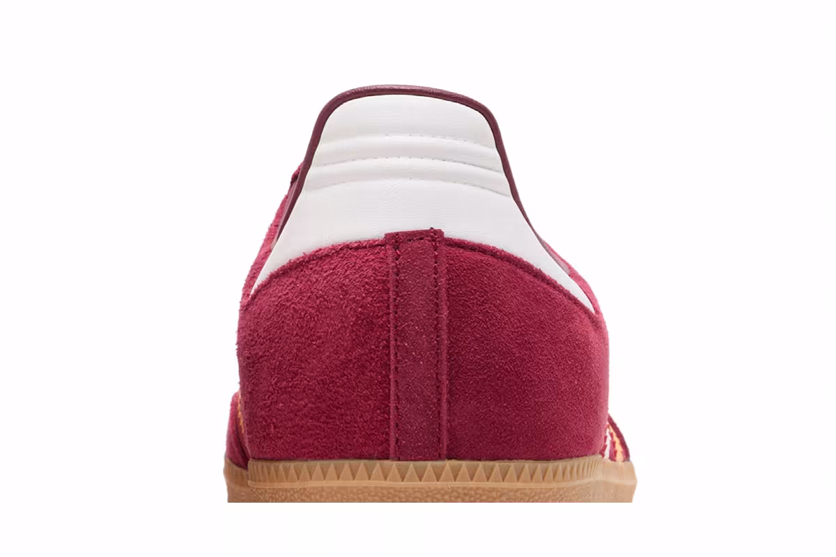 adidas Samba OG Collegiate Burgundy Yellow, view 8