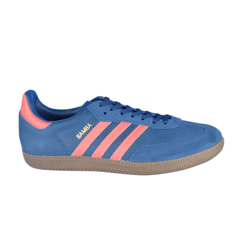 Adidas Samba Tribal Blue Red Gum
