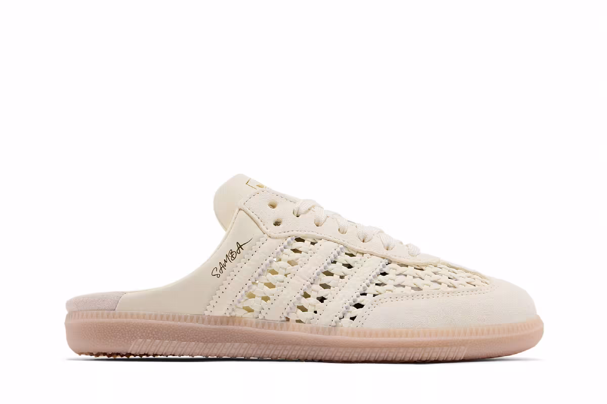adidas Women's Samba OG Mule Off White, view 2