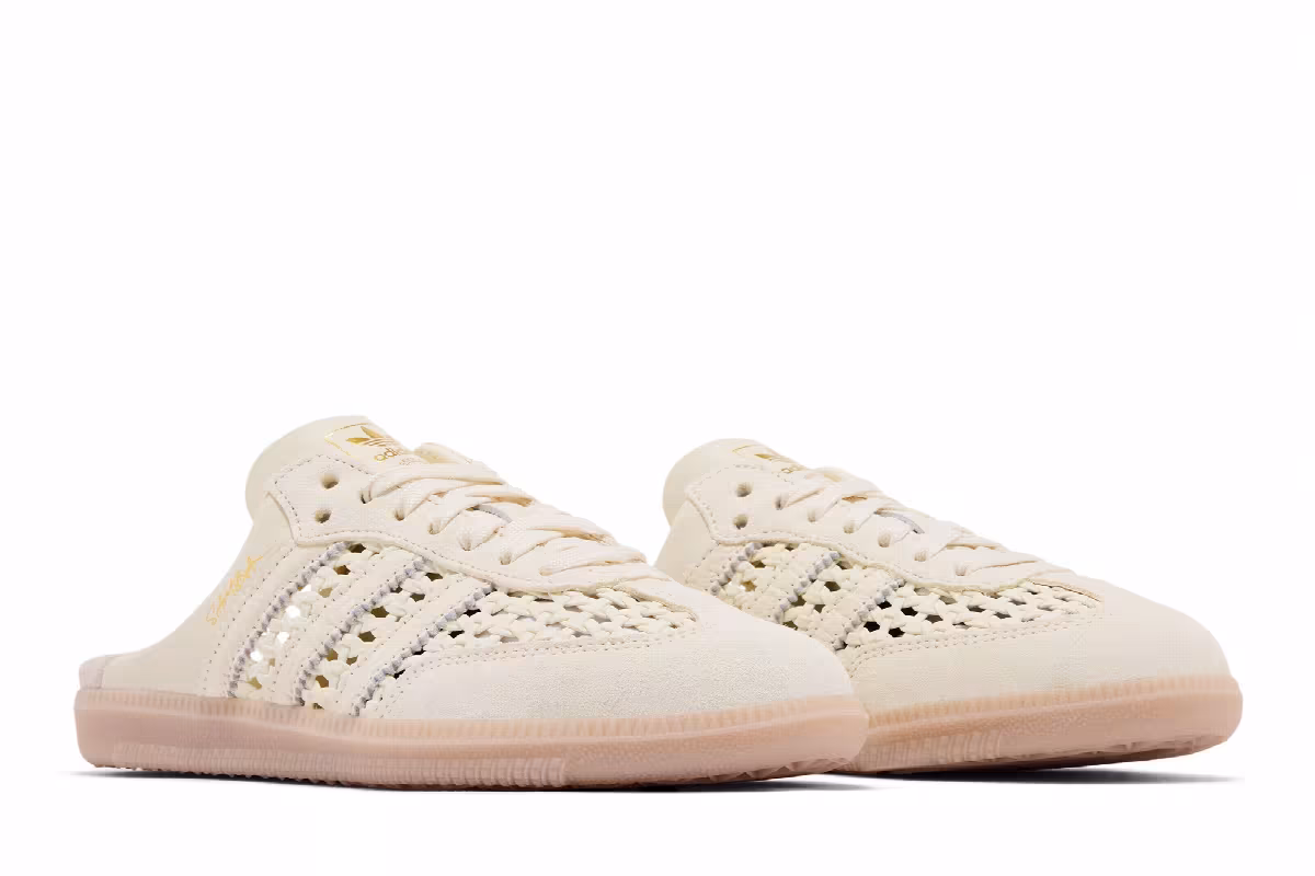 adidas Women's Samba OG Mule Off White, view 9