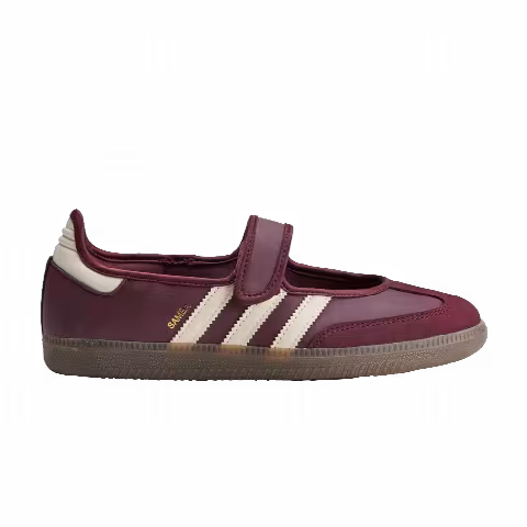 adidas Wmns Samba Mary Jane 'Maroon Cream White Gold Metallic'