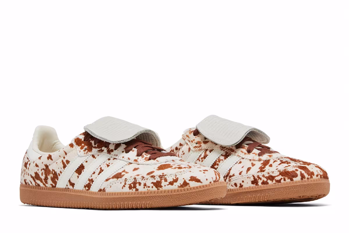 adidas Women's Samba LT Cow Print Pack - Brown, view 9