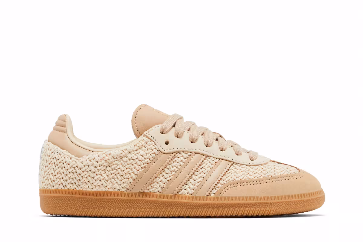 adidas Women's Samba OG Knit Pack - Sand Strata, view 2