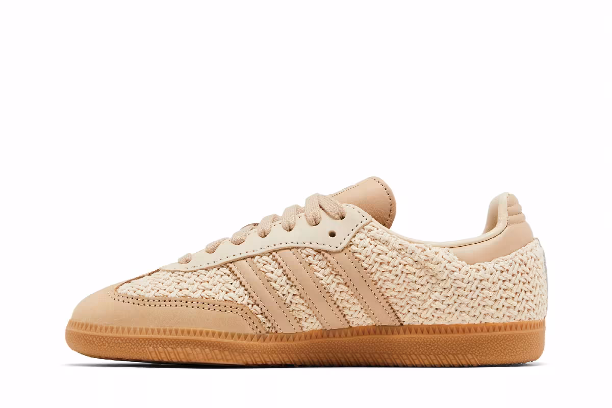 adidas Women's Samba OG Knit Pack - Sand Strata, view 4