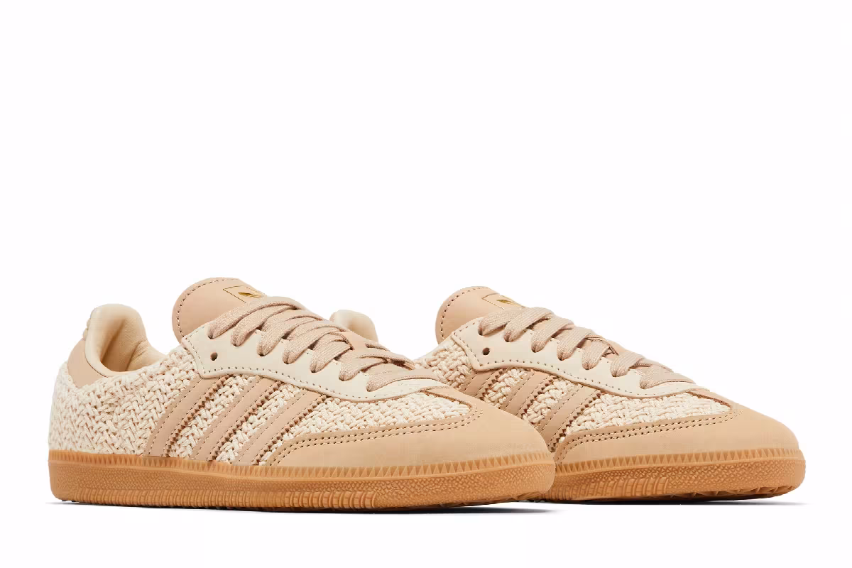 adidas Women's Samba OG Knit Pack - Sand Strata, view 9