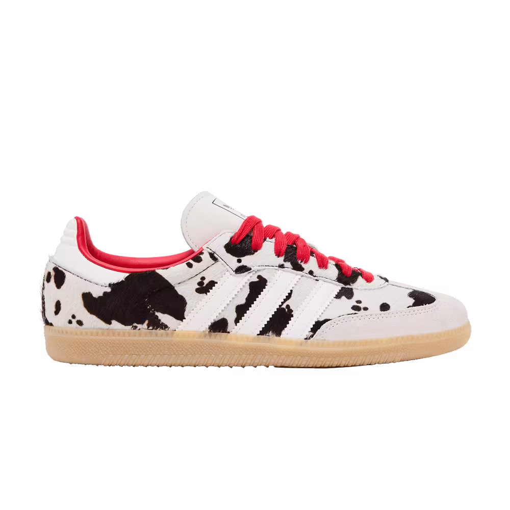 adidas Women's Samba OG Cow Print Aurora Coffee