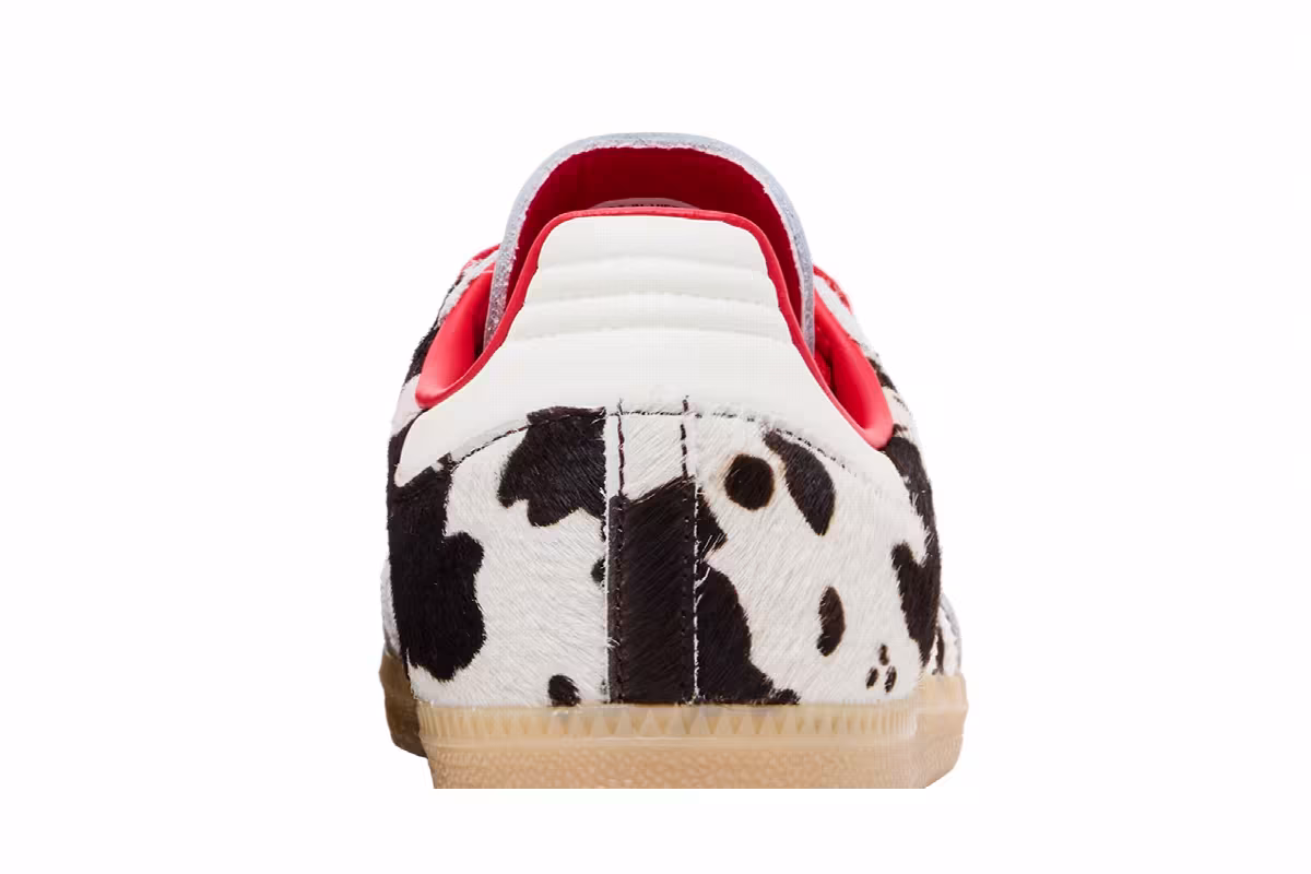 adidas Women's Samba OG Cow Print Aurora Coffee, view 8